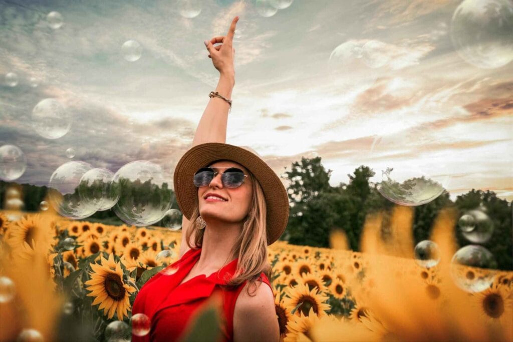 happy woman