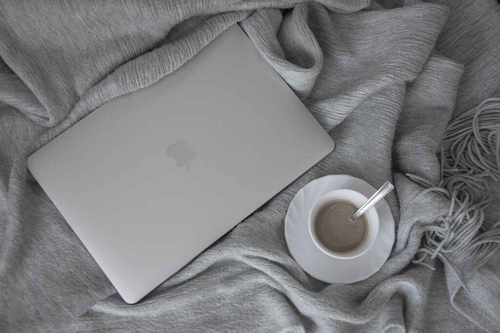 laptop and coffee
